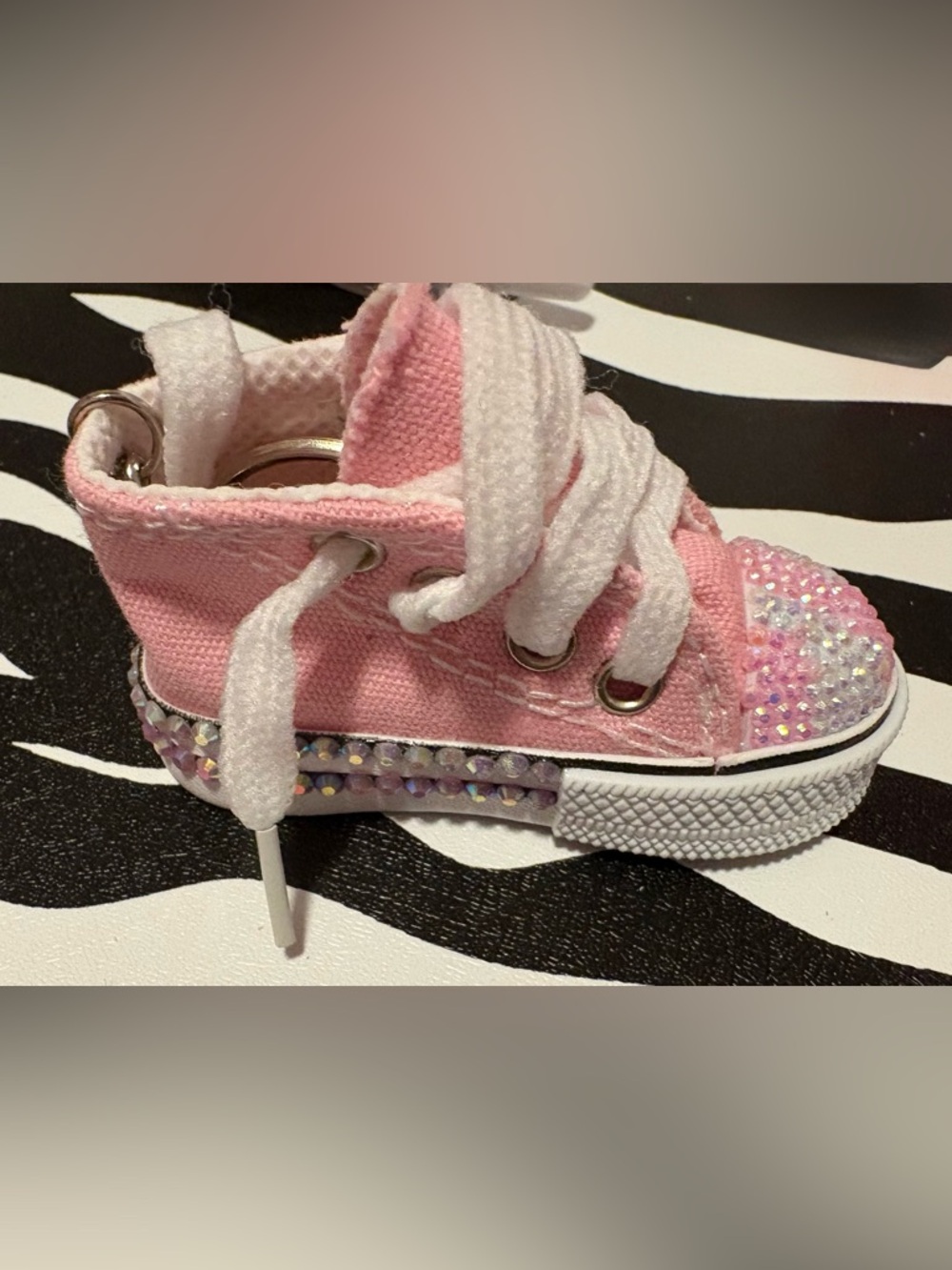 Pink keychain/backpack accessory